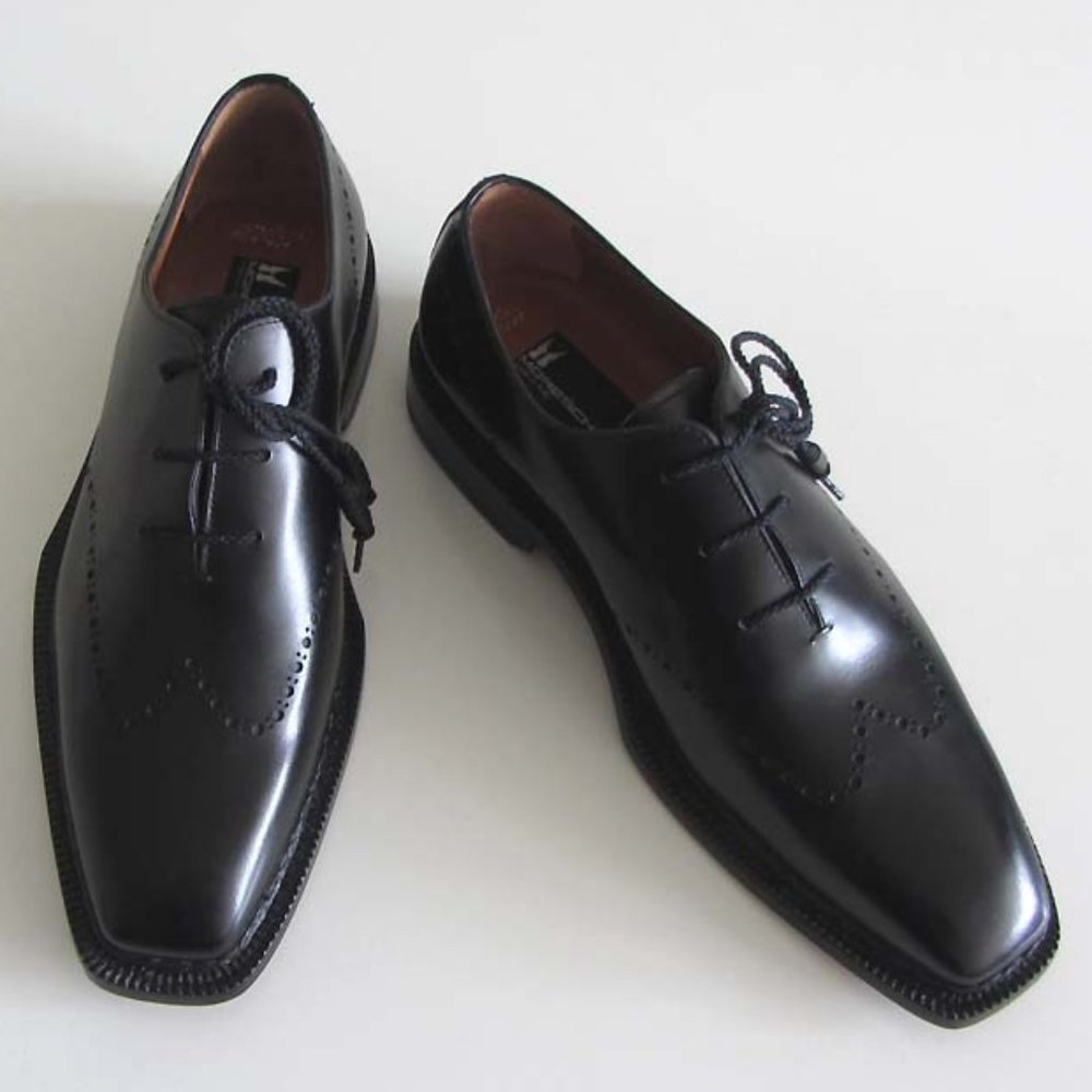 new RARE MORESCHI Tirolese wholecut brogue shoes - Picture 3 of 8
